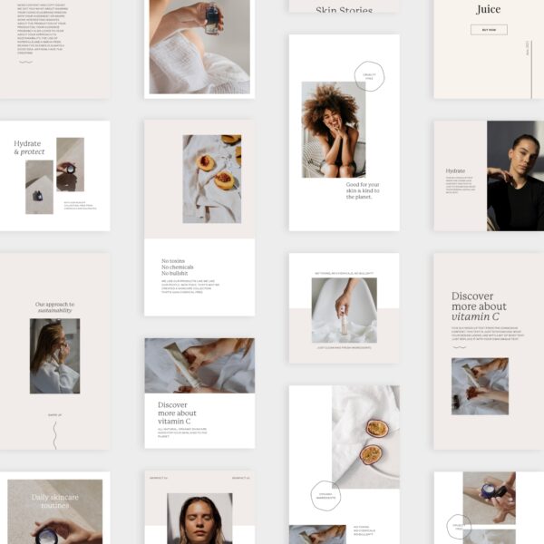 Almond Branding Social Pack - Studio Lianne Koster