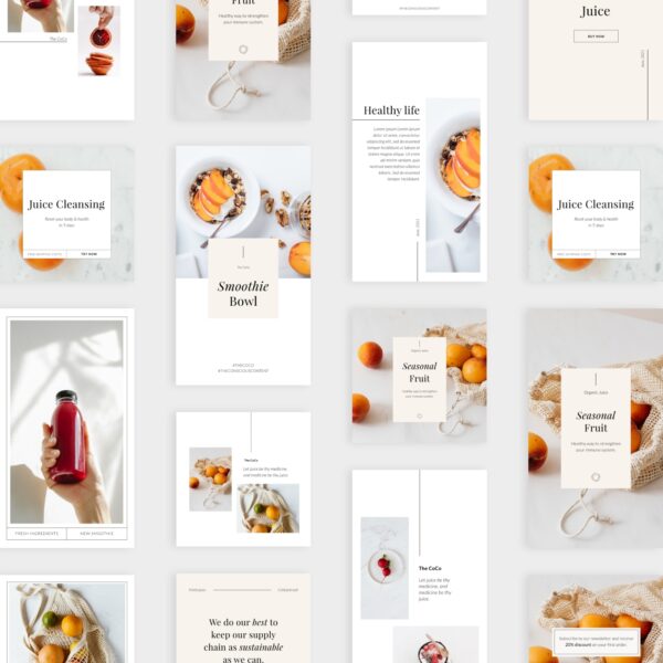 Apricot Branding Social Pack - Studio Lianne Koster