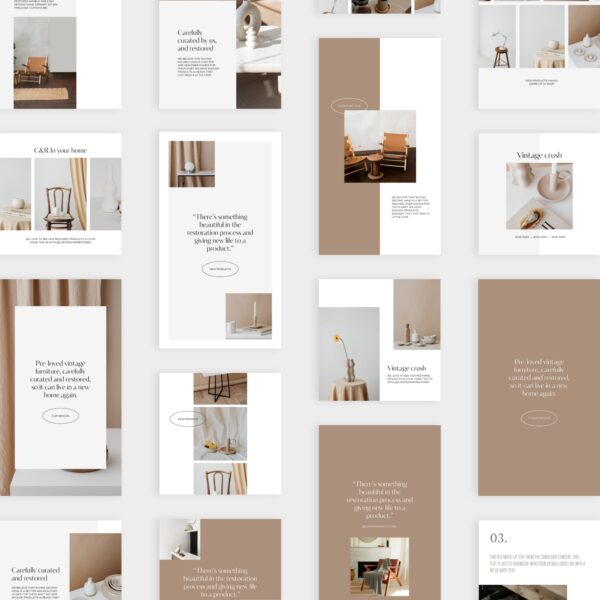 April Branding Social Pack - Studio Lianne Koster