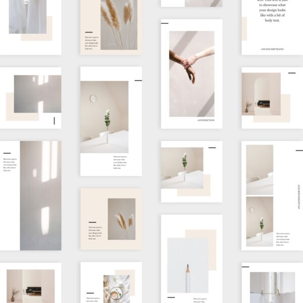 Ivory Branding Social Pack - Studio Lianne Koster
