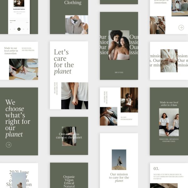 Sage Branding Social Pack - Studio Lianne Koster