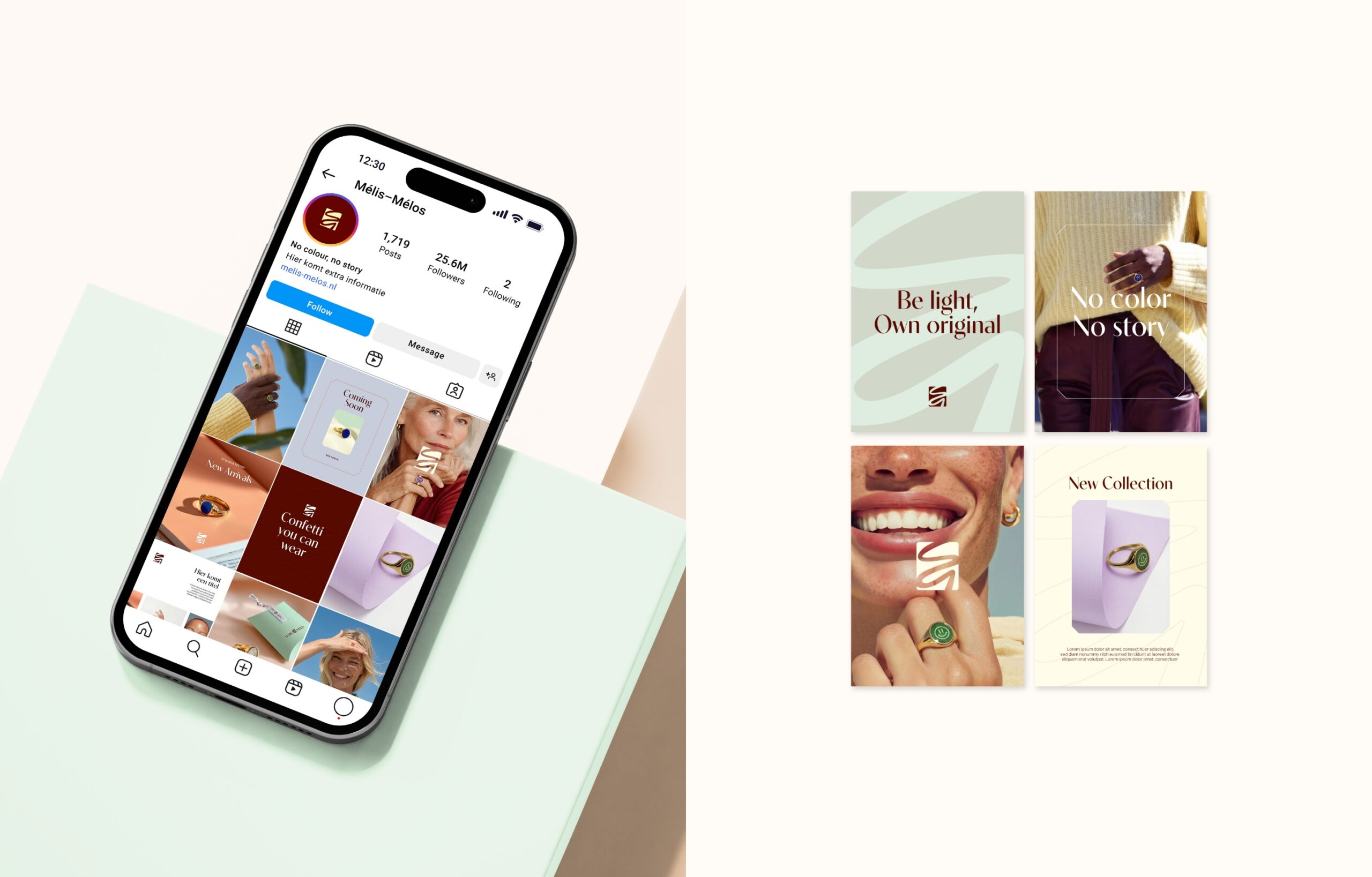 Studio Lianne Koster Branding voor Mélis-Mélos.