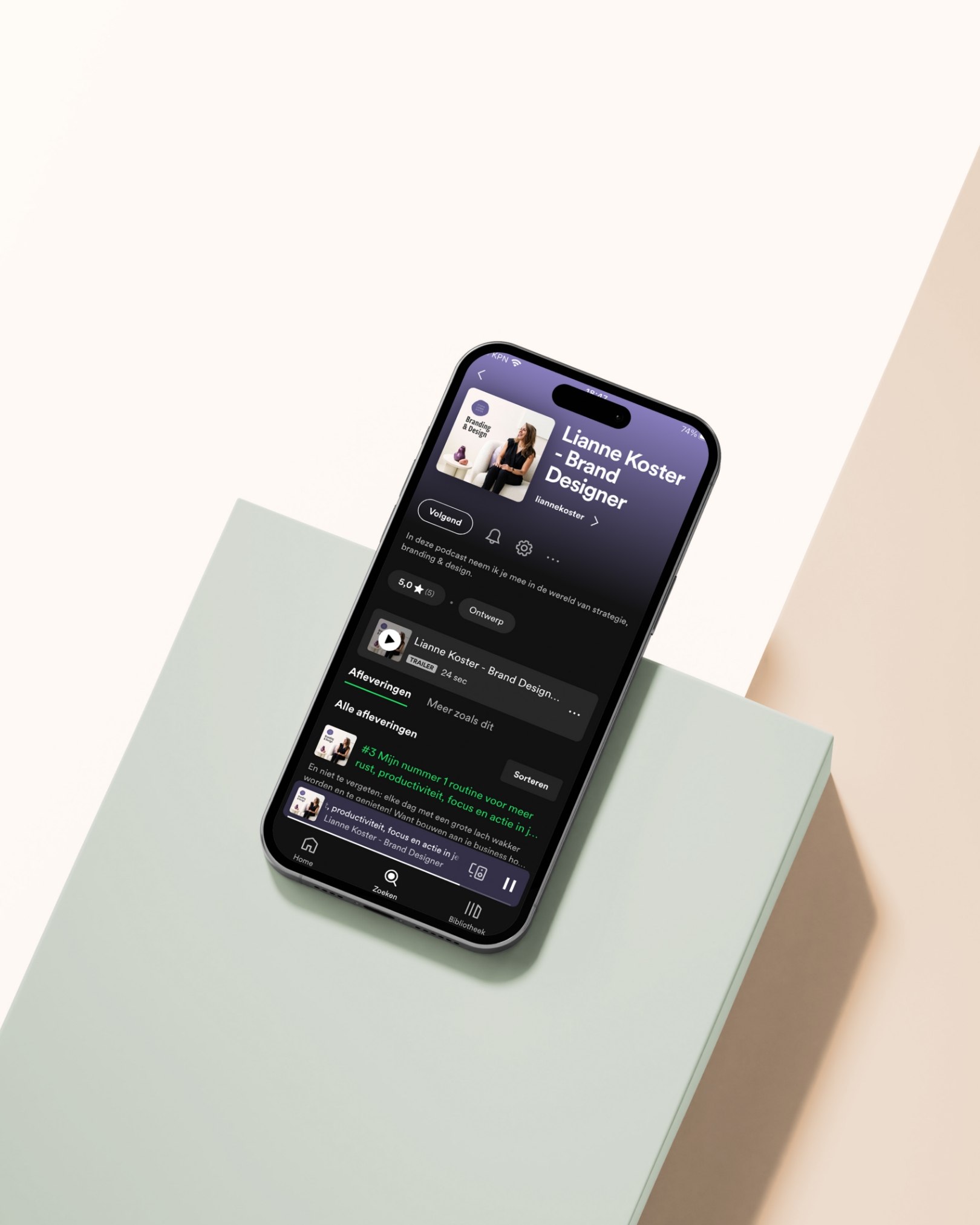 Podcast Studio Lianne Koster