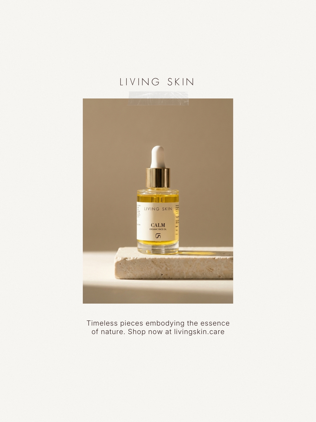 Living Skin Branding & Packaging Premium Skincare